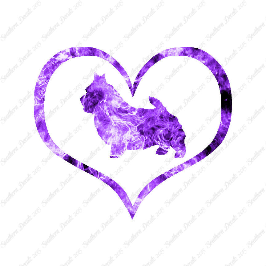 Norwich Terrier Dog Heart Love