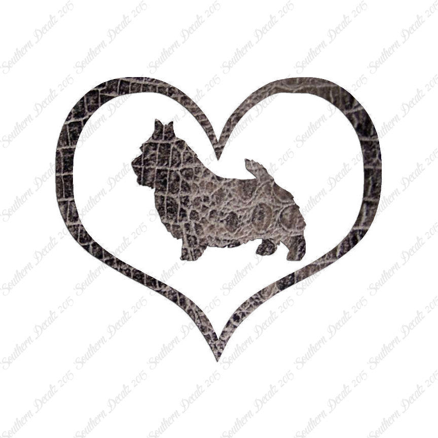 Norwich Terrier Dog Heart Love