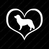 Nova Scotia Retriever Dog Heart Love