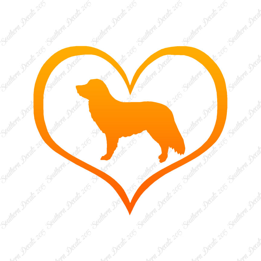 Nova Scotia Retriever Dog Heart Love