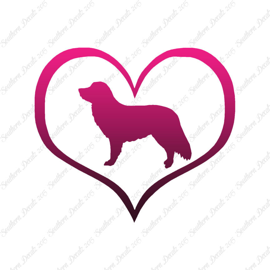 Nova Scotia Retriever Dog Heart Love