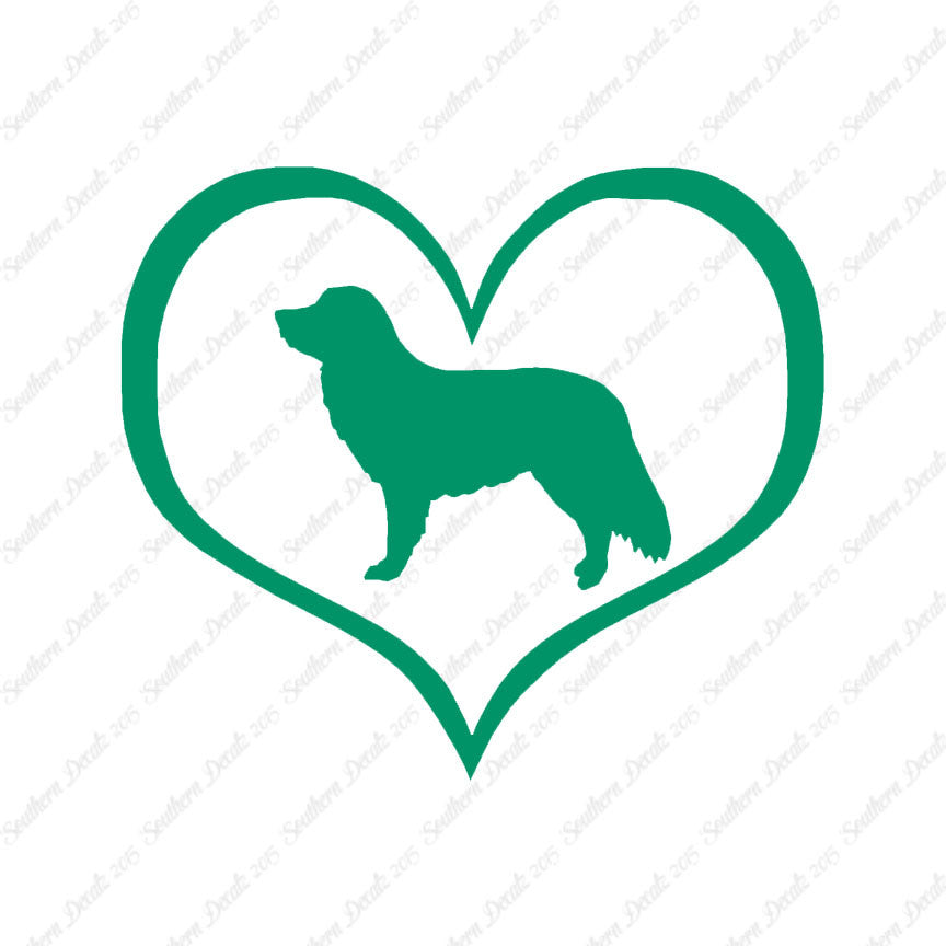 Nova Scotia Retriever Dog Heart Love