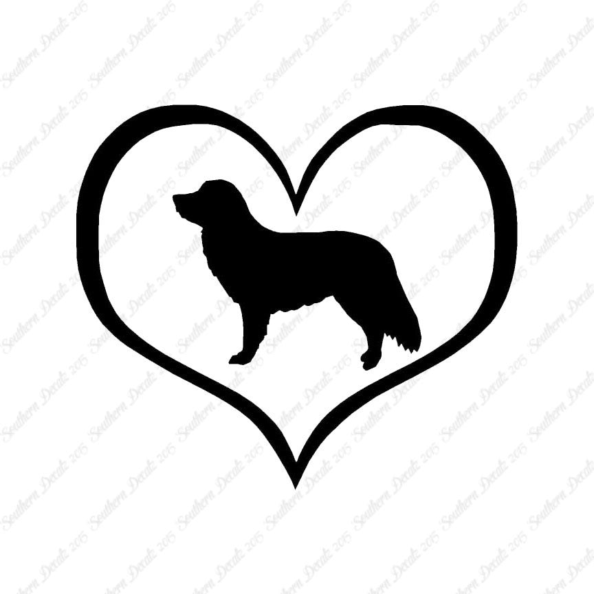 Nova Scotia Retriever Dog Heart Love