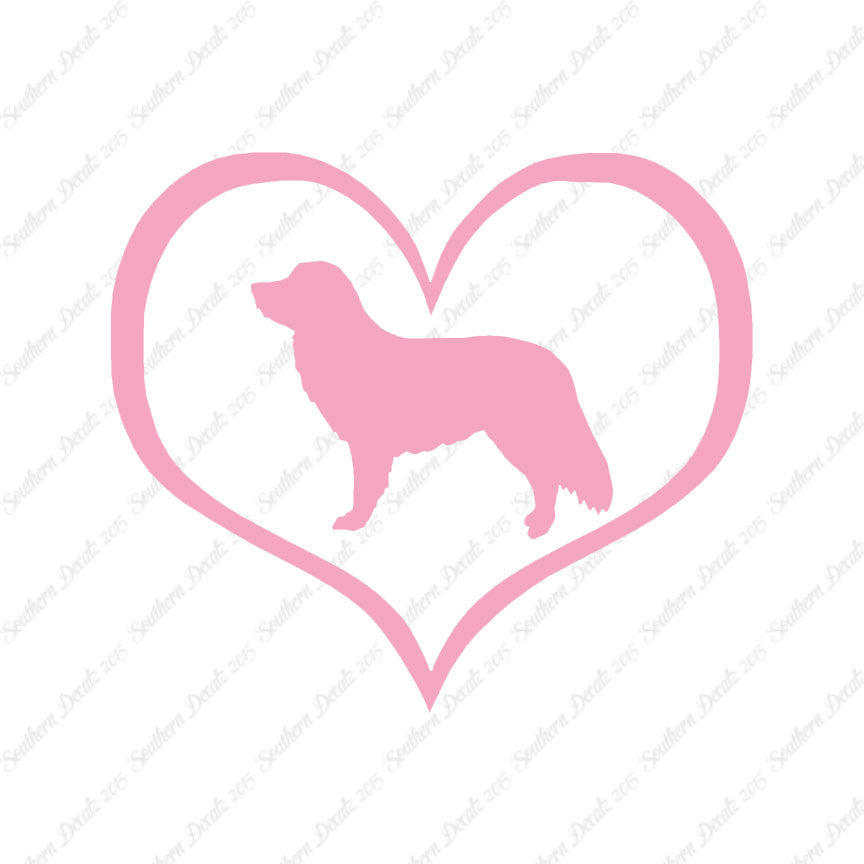Nova Scotia Retriever Dog Heart Love