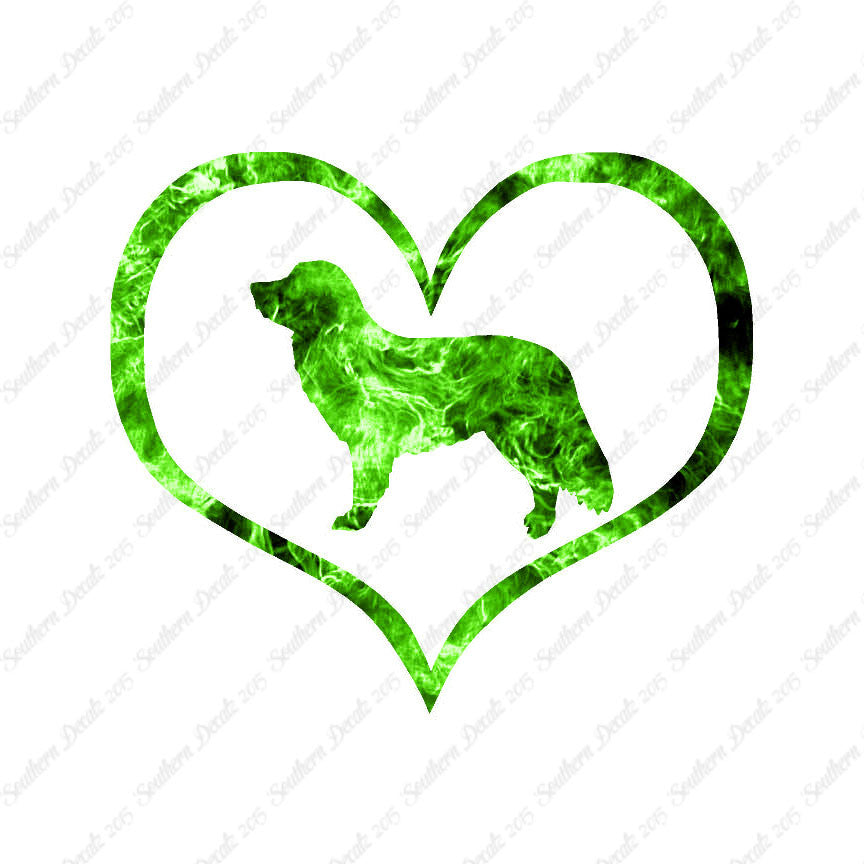 Nova Scotia Retriever Dog Heart Love