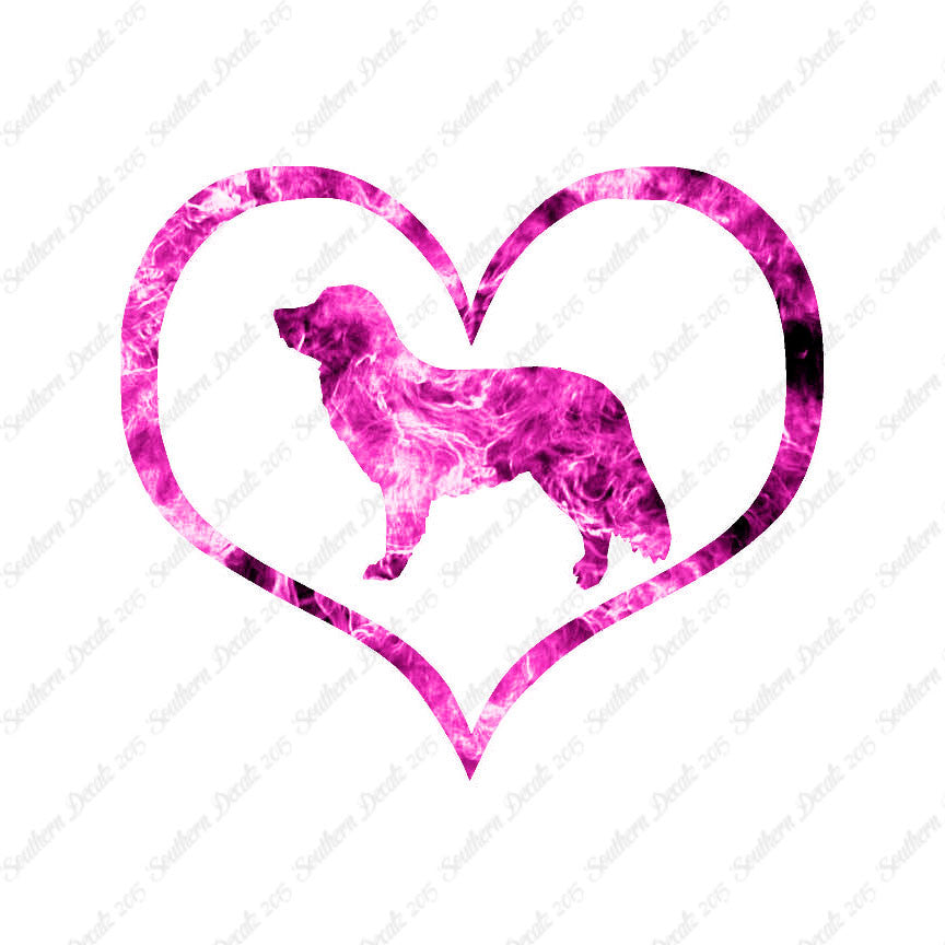 Nova Scotia Retriever Dog Heart Love