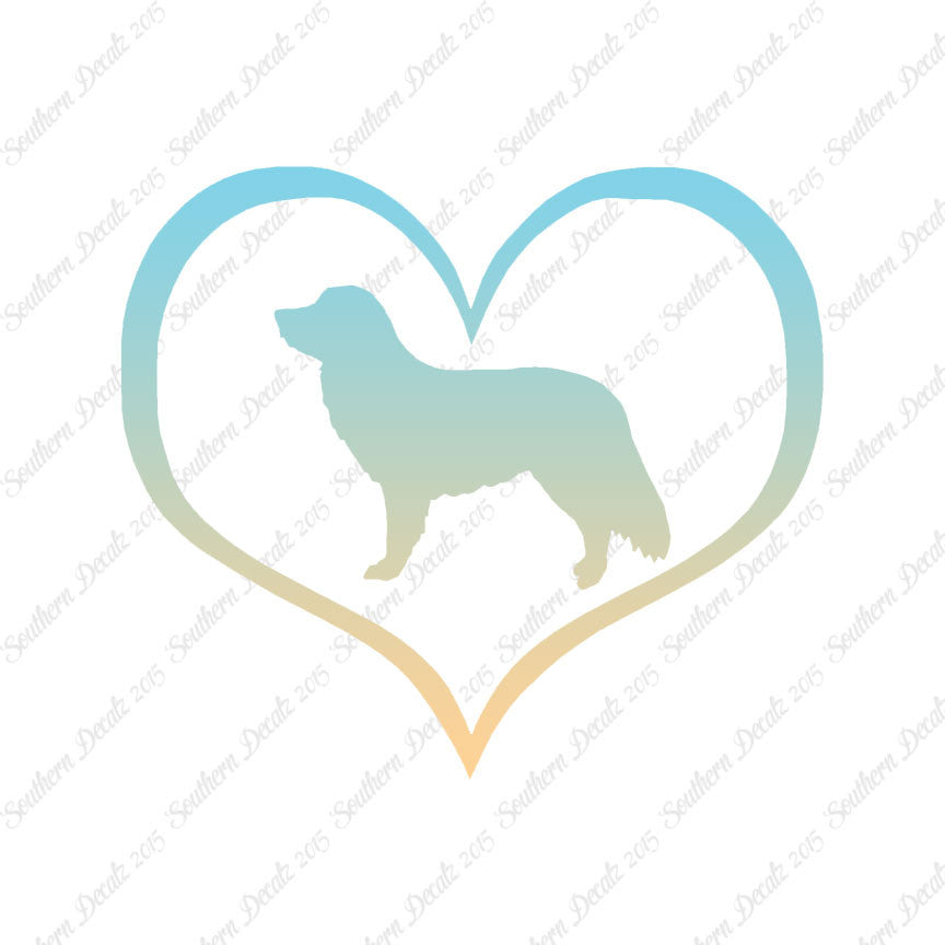 Nova Scotia Retriever Dog Heart Love