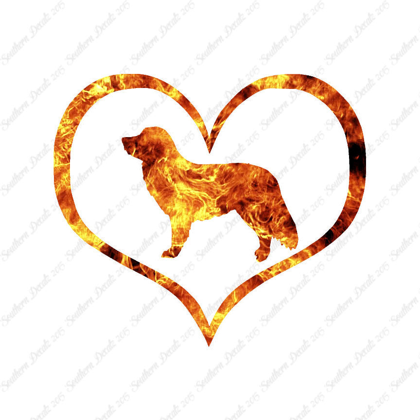 Nova Scotia Retriever Dog Heart Love