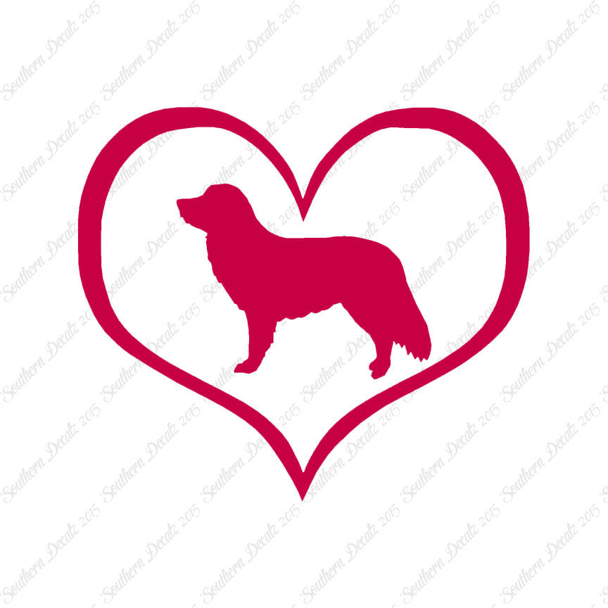 Nova Scotia Retriever Dog Heart Love