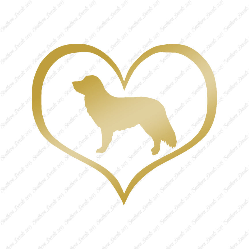 Nova Scotia Retriever Dog Heart Love