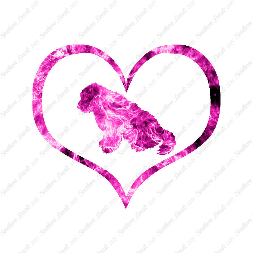 Old English Sheepdog Dog Heart Love