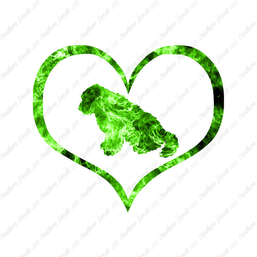 Old English Sheepdog Dog Heart Love