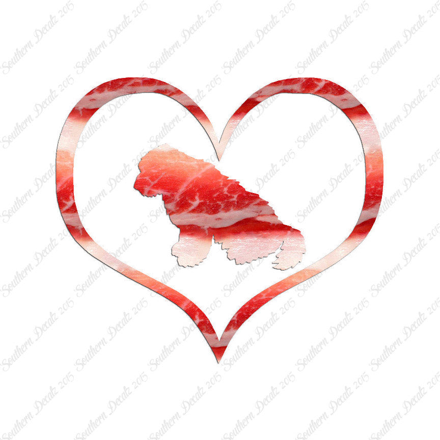 Old English Sheepdog Dog Heart Love