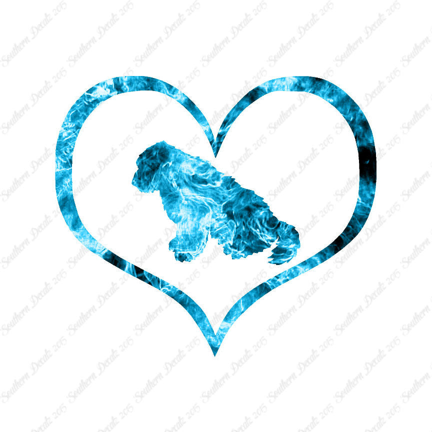 Old English Sheepdog Dog Heart Love