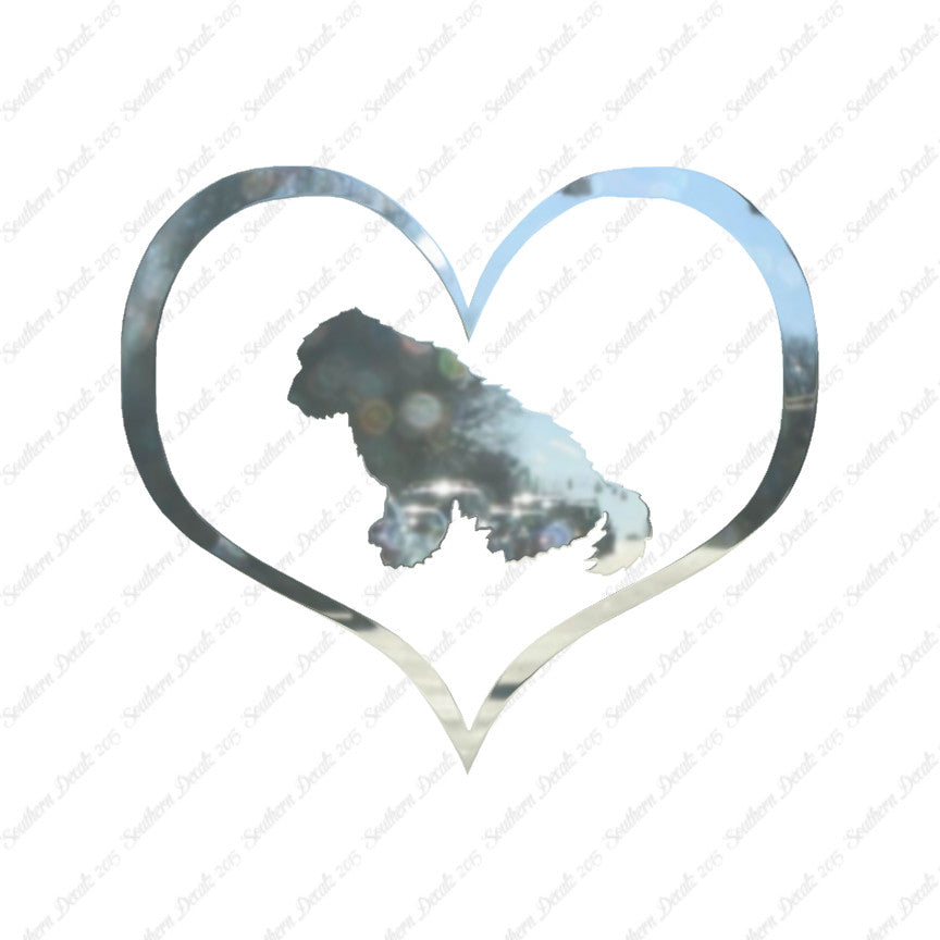 Old English Sheepdog Dog Heart Love