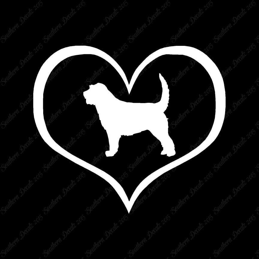 Otterhound Dog Heart Love