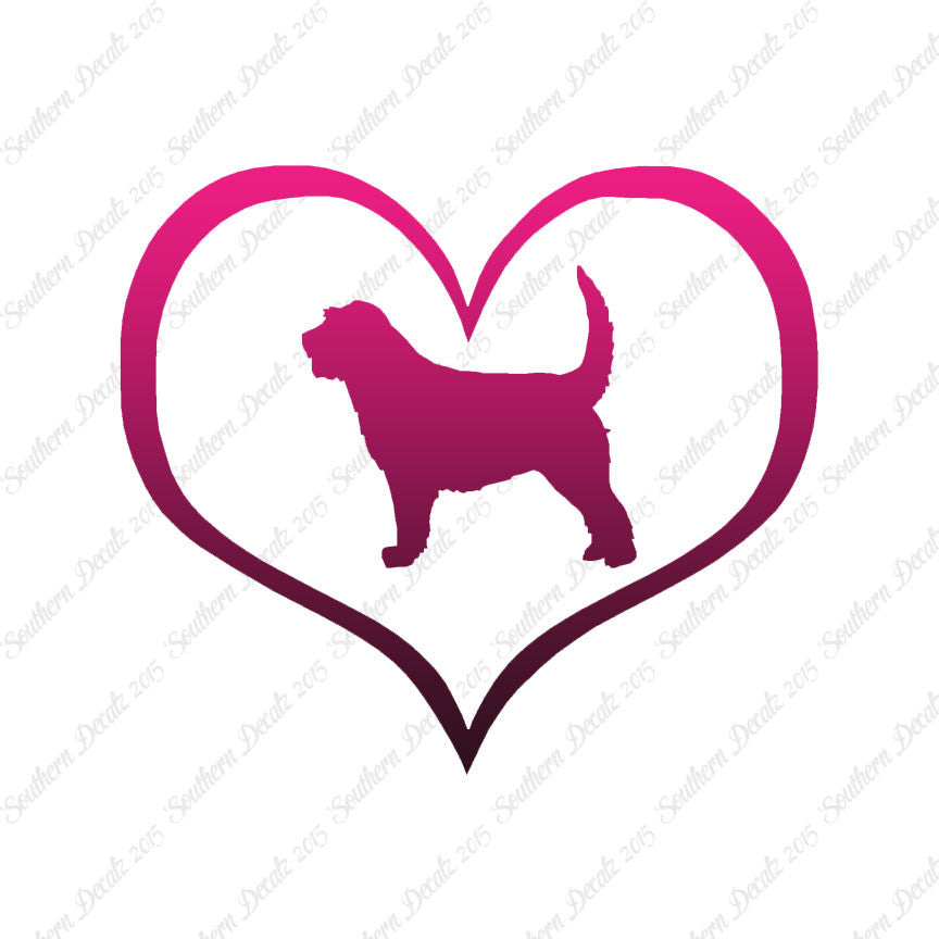 Otterhound Dog Heart Love