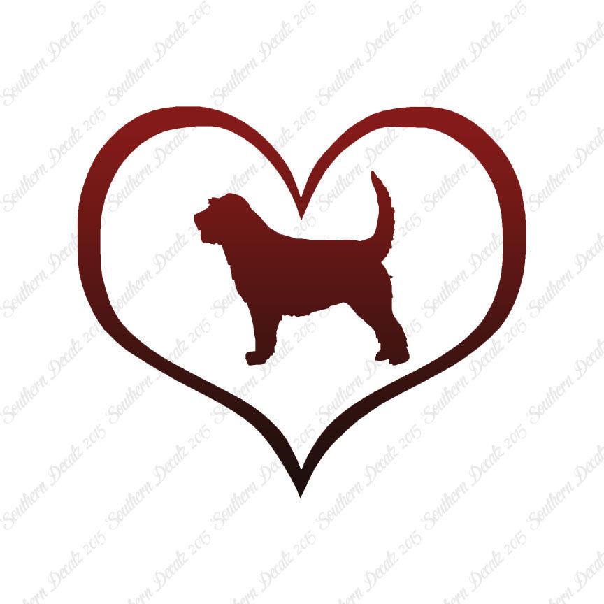 Otterhound Dog Heart Love