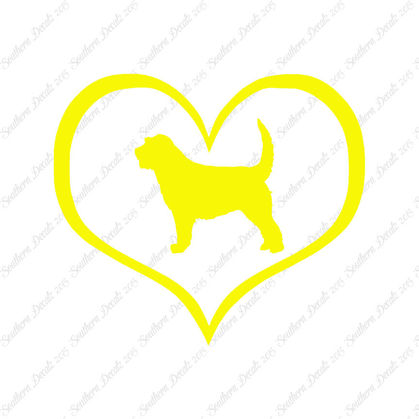 Otterhound Dog Heart Love