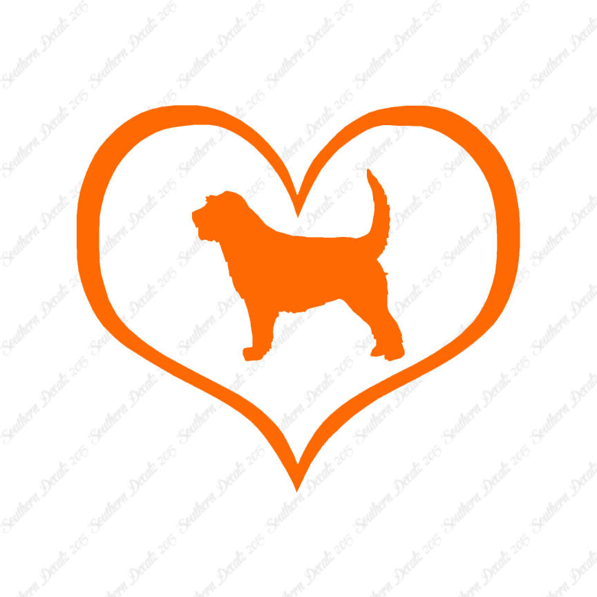 Otterhound Dog Heart Love