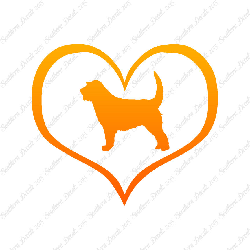 Otterhound Dog Heart Love