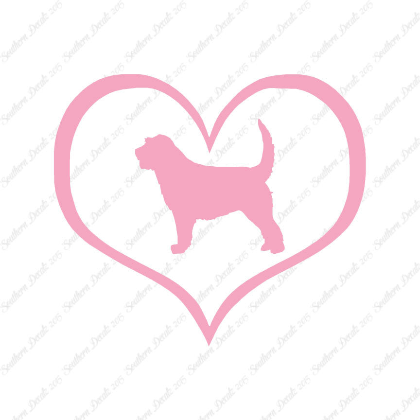 Otterhound Dog Heart Love