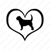 Otterhound Dog Heart Love