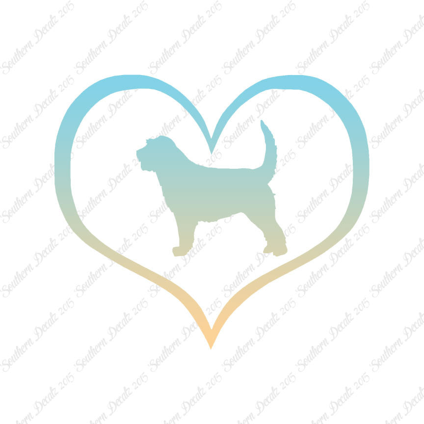 Otterhound Dog Heart Love