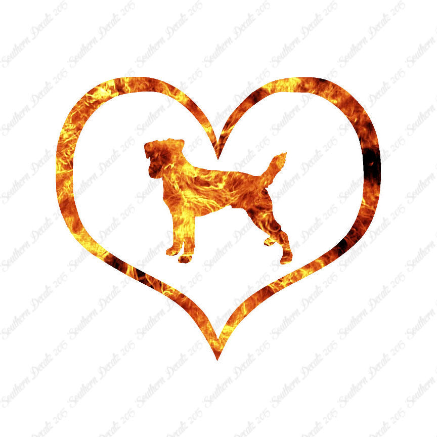 Parson Russell Terrier Dog Heart Love