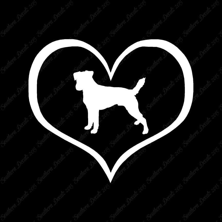 Parson Russell Terrier Dog Heart Love