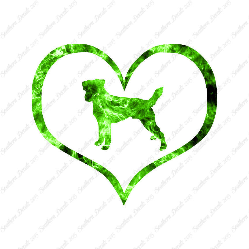 Parson Russell Terrier Dog Heart Love