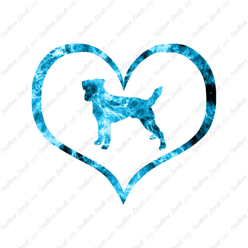 Parson Russell Terrier Dog Heart Love
