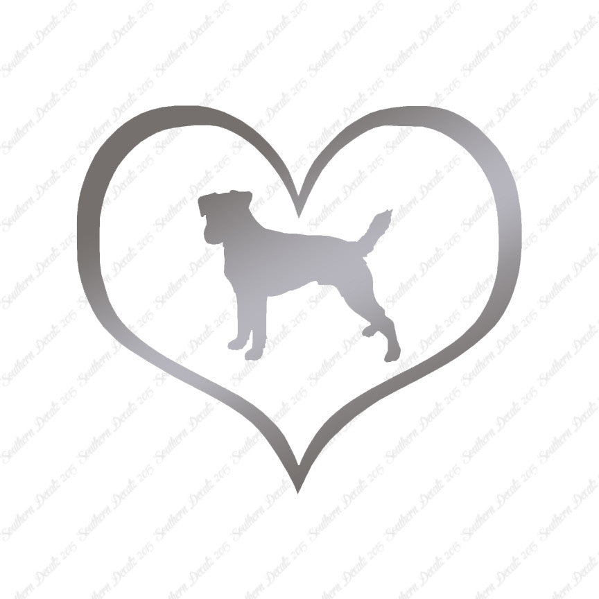 Parson Russell Terrier Dog Heart Love