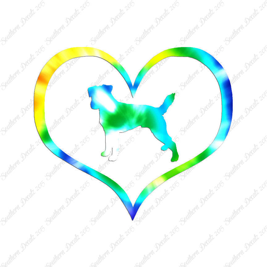 Parson Russell Terrier Dog Heart Love