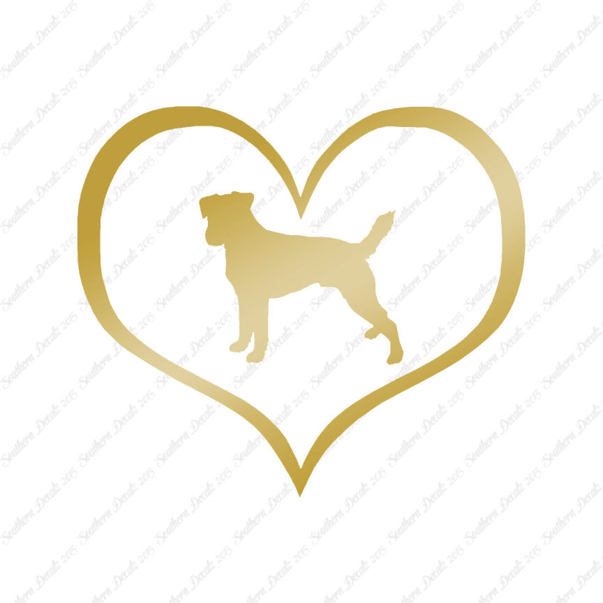 Parson Russell Terrier Dog Heart Love