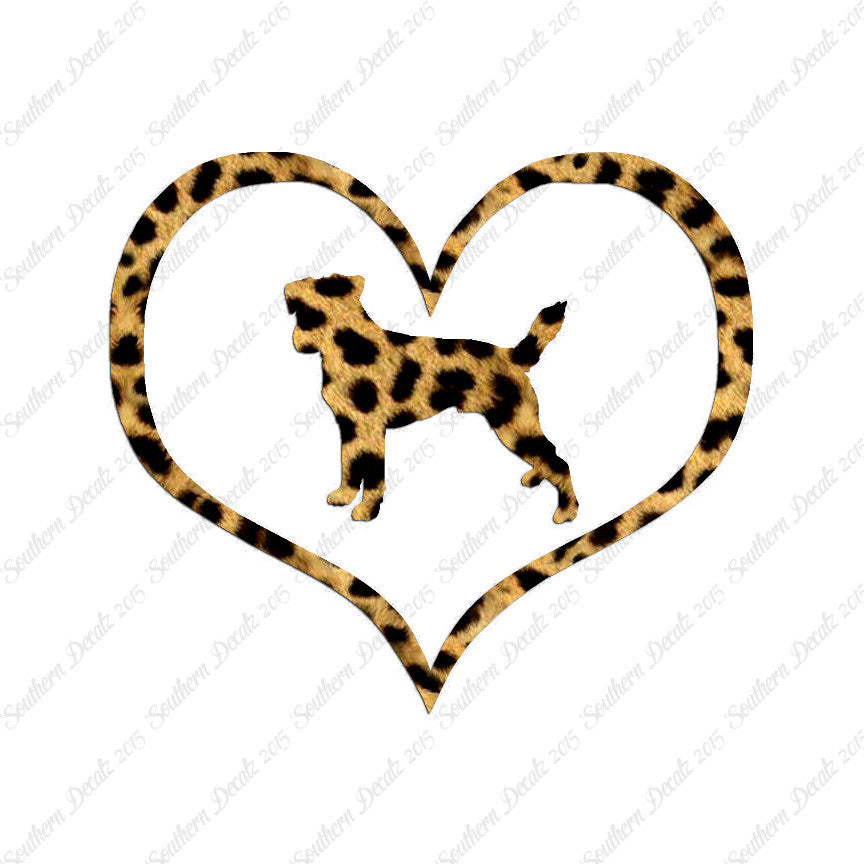 Parson Russell Terrier Dog Heart Love
