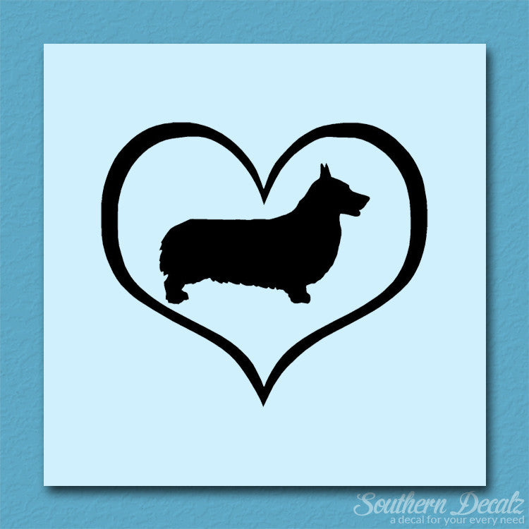 Pembroke Welsh Corgi Dog Heart Love
