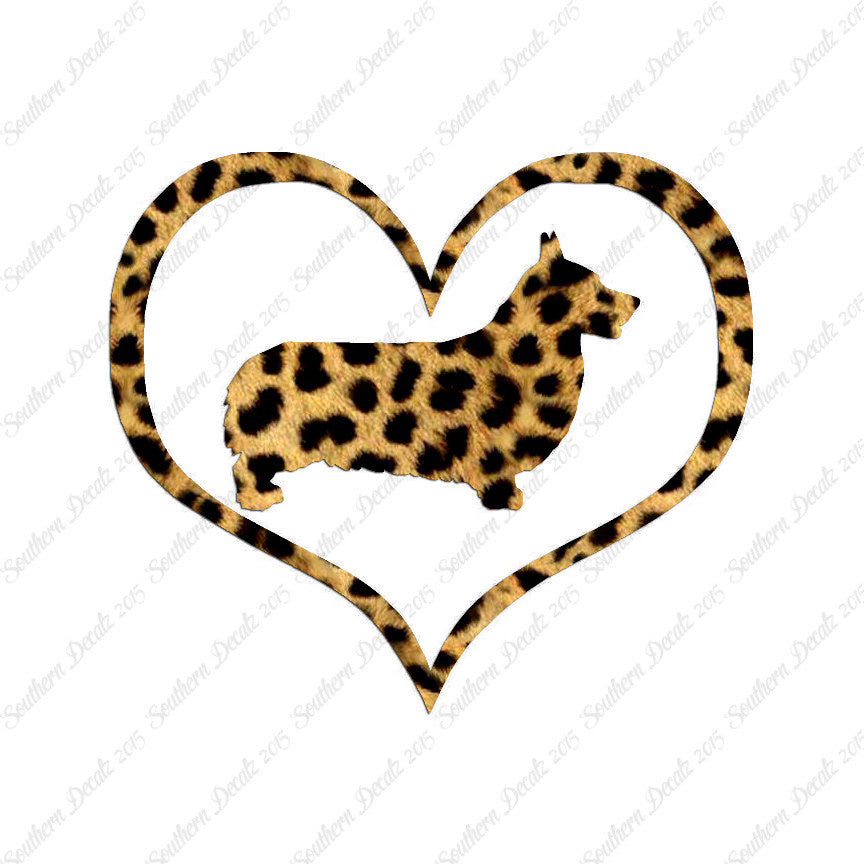 Pembroke Welsh Corgi Dog Heart Love