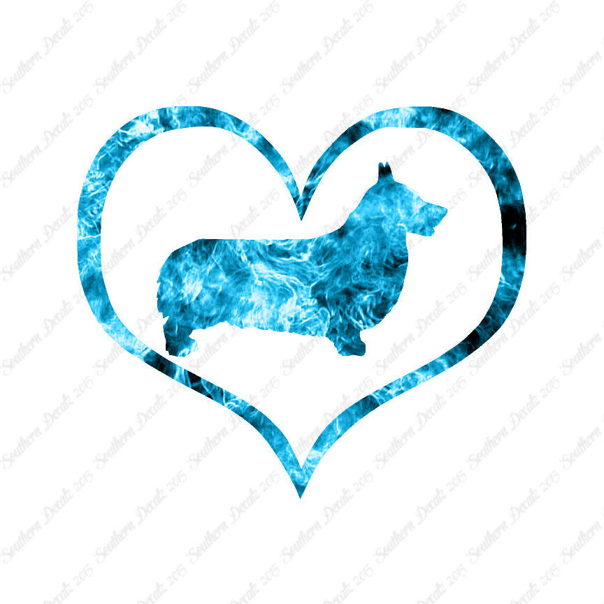 Pembroke Welsh Corgi Dog Heart Love