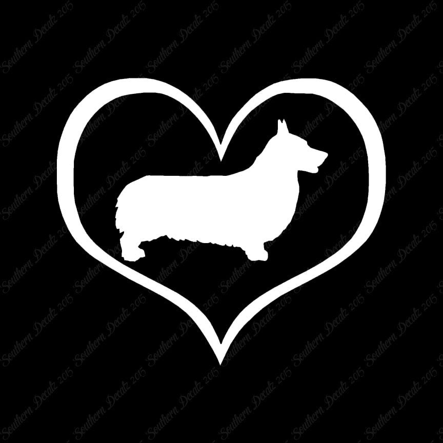 Pembroke Welsh Corgi Dog Heart Love