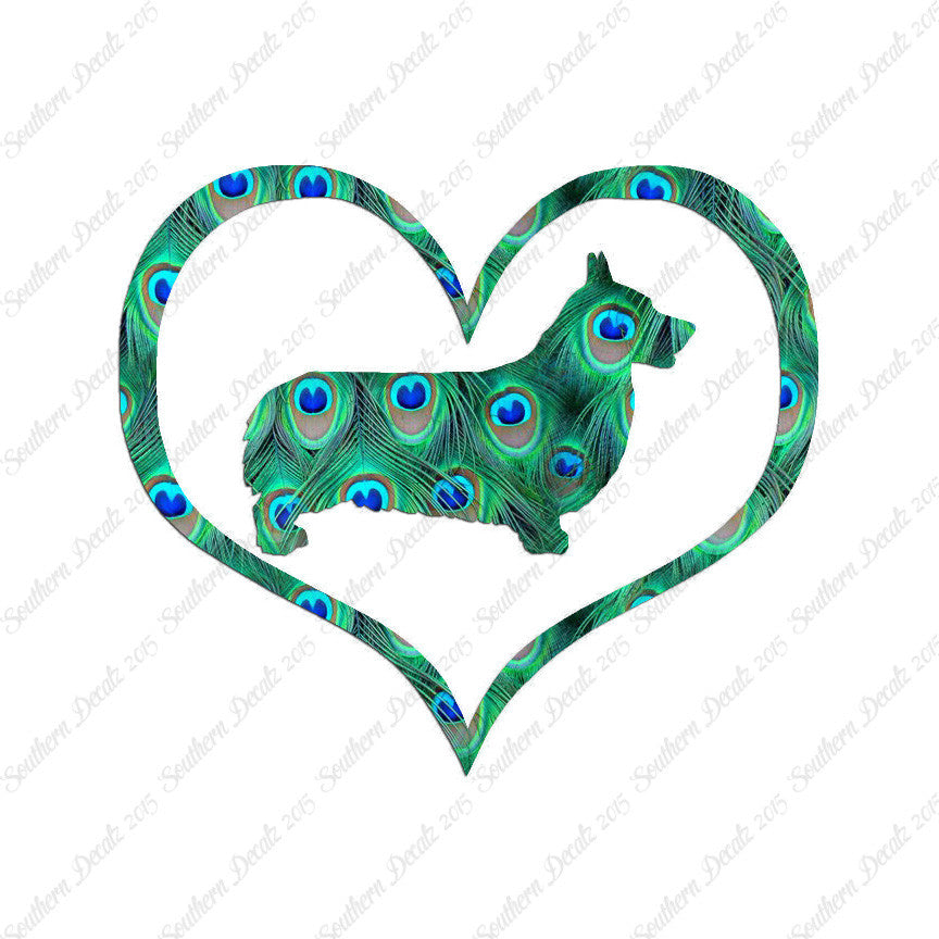 Pembroke Welsh Corgi Dog Heart Love