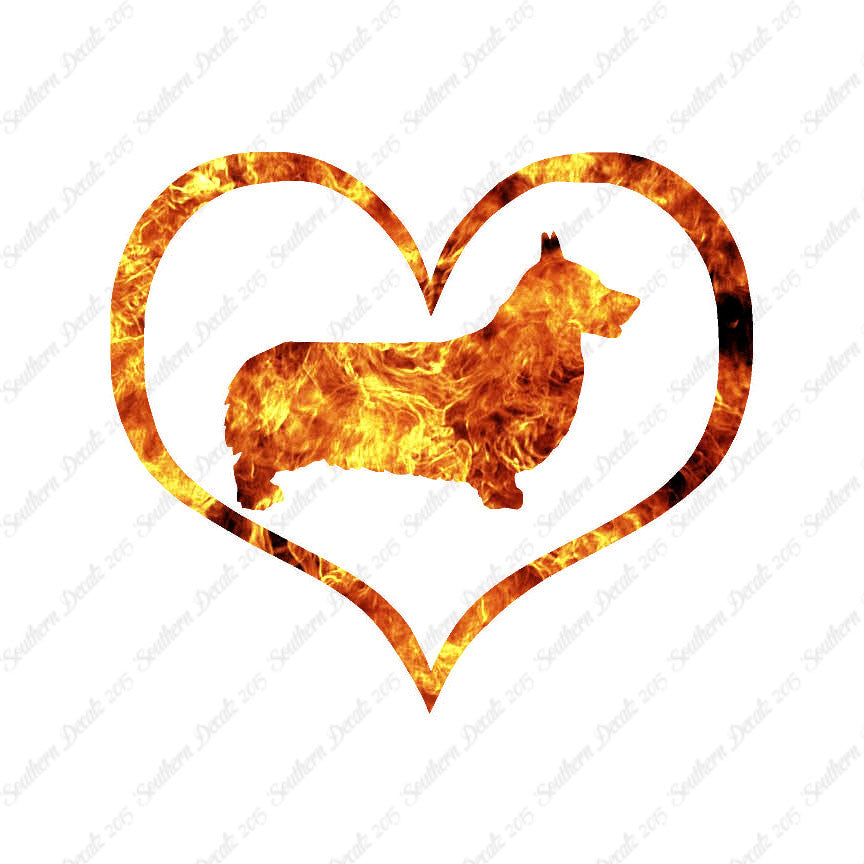 Pembroke Welsh Corgi Dog Heart Love