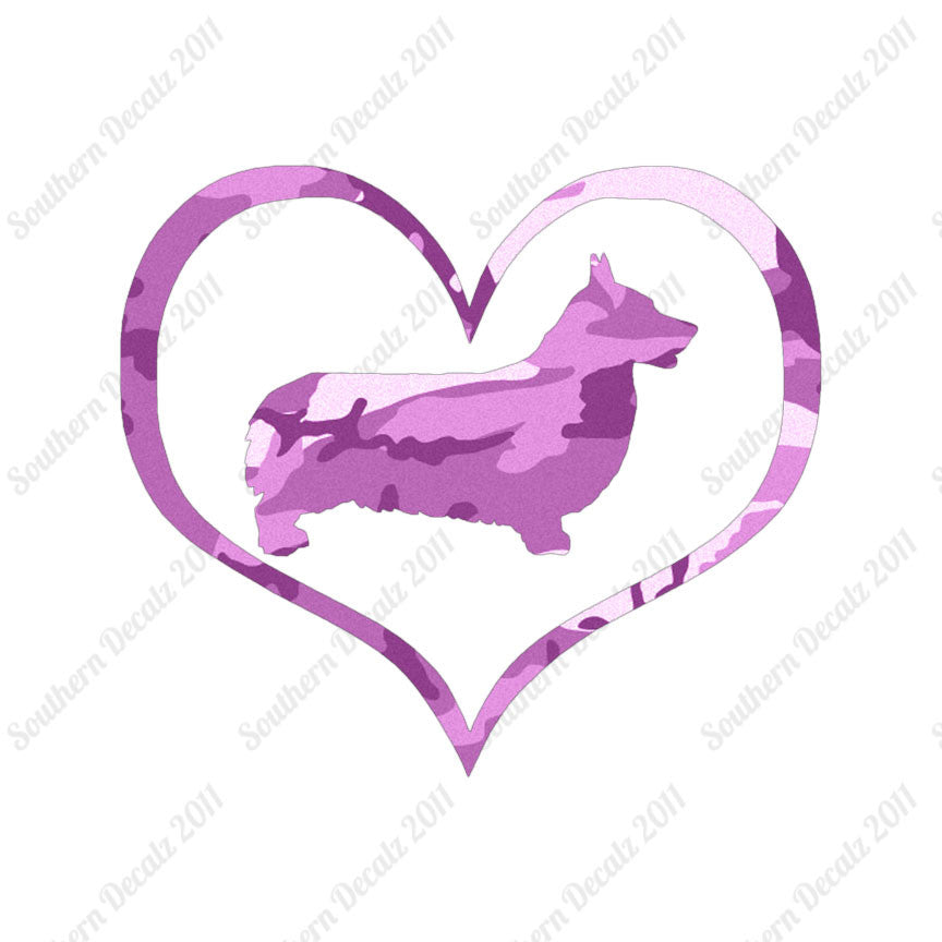 Pembroke Welsh Corgi Dog Heart Love