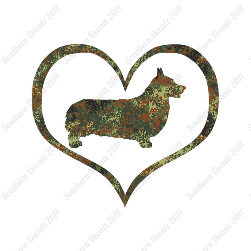 Pembroke Welsh Corgi Dog Heart Love