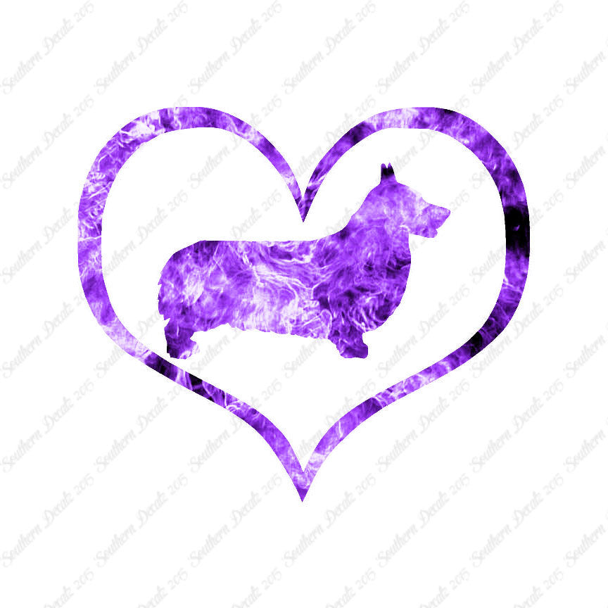 Pembroke Welsh Corgi Dog Heart Love