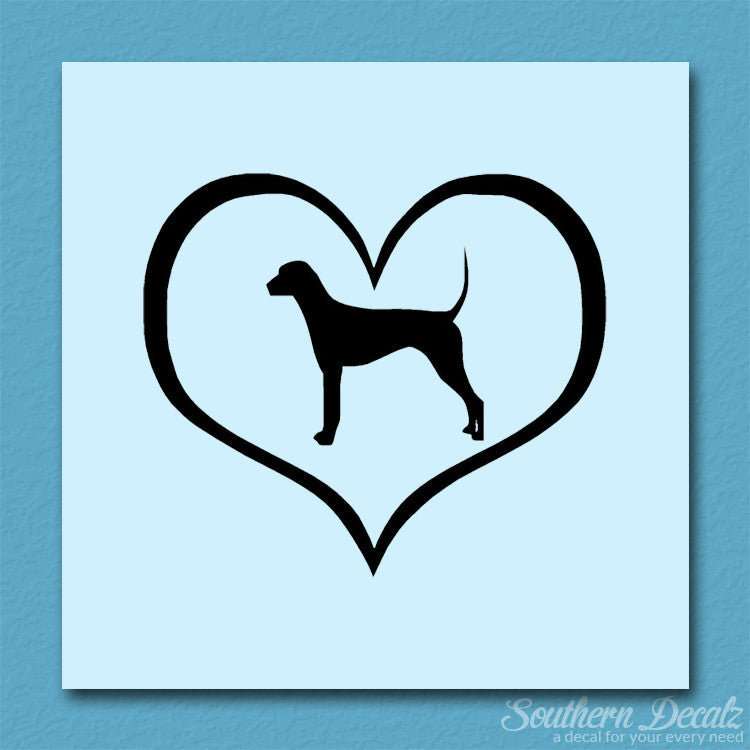 Plott Hound Dog Heart Love