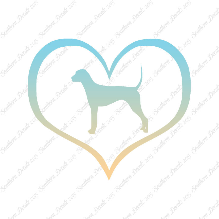 Plott Hound Dog Heart Love