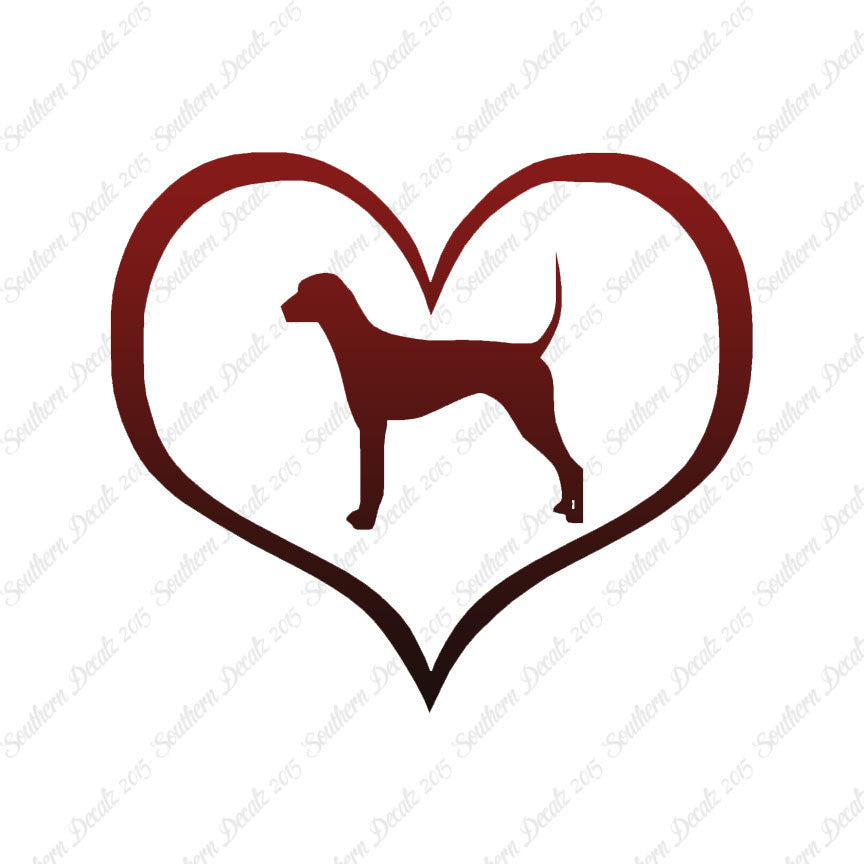 Plott Hound Dog Heart Love