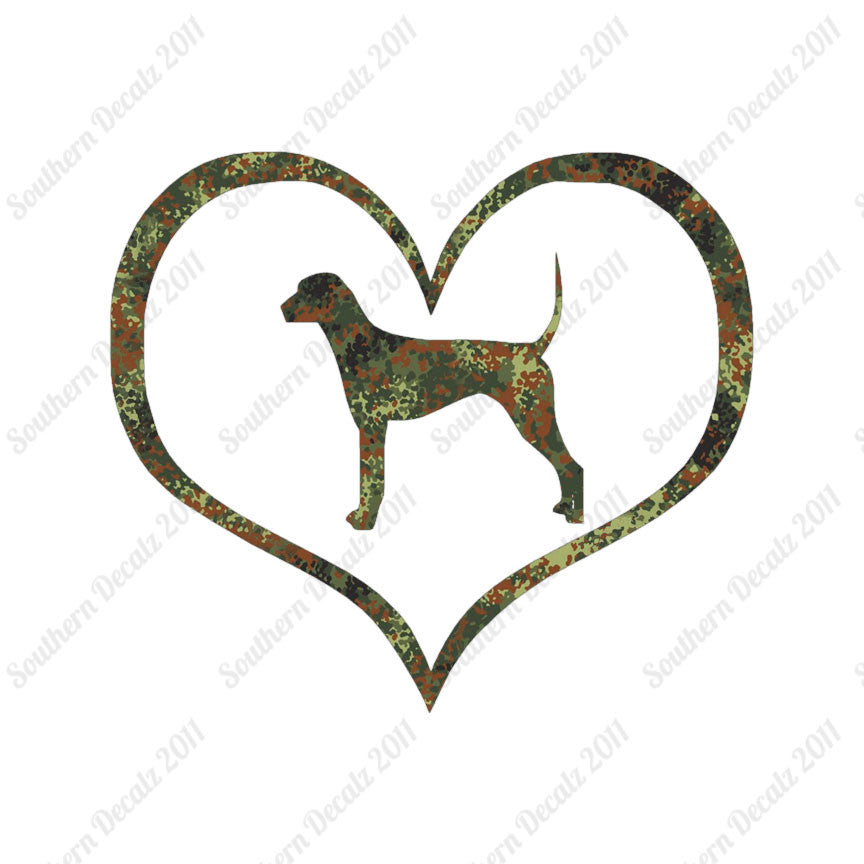 Plott Hound Dog Heart Love