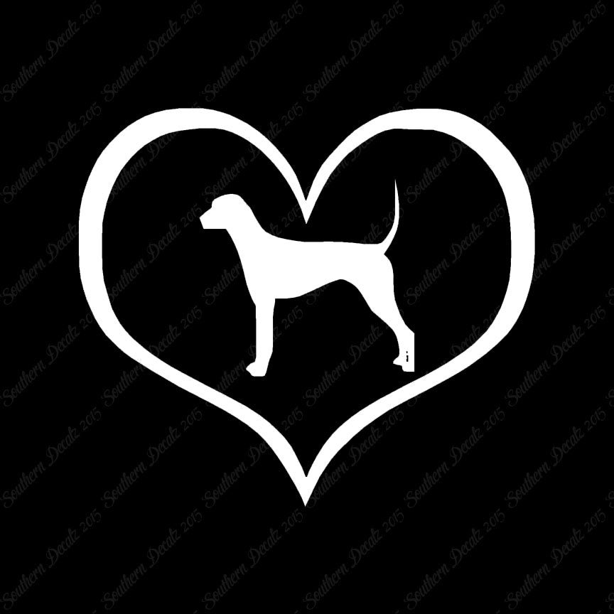 Plott Hound Dog Heart Love